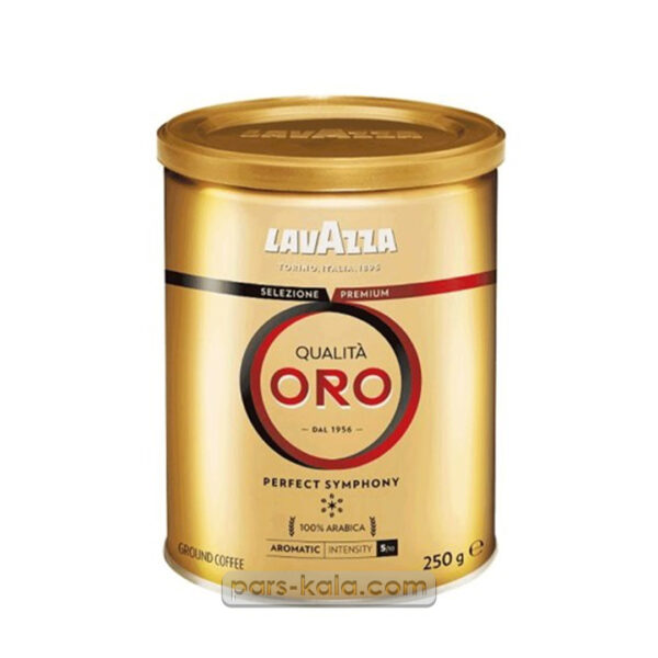 پودر قهوه لاواتزا کوالیتا اورو قوطی ۲۵۰ گرمی Lavazza Qualità Oro