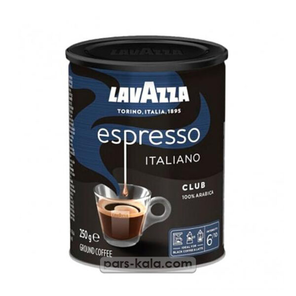 تصویر قهوه قوطی لاوازا اسپرسو 250 گرم کلاب