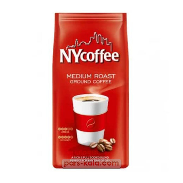 تصویر پودر قهوه ملایم ان وای کافی 225 گرم NYcoffee