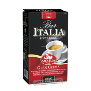قهوه ایتالیا اسپرسو 250 گرم پاکت گرن کریم Italia